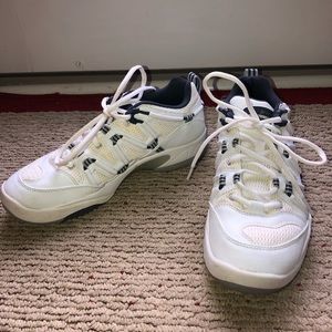 Prince White and Navy Tennis Sneakers